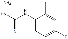 3-amino-1-(4-fluoro-2-methylphenyl)thiourea,,结构式