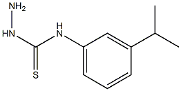 3-amino-1-[3-(propan-2-yl)phenyl]thiourea Struktur