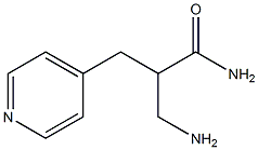 3-amino-2-(pyridin-4-ylmethyl)propanamide Struktur