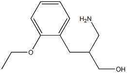 3-amino-2-[(2-ethoxyphenyl)methyl]propan-1-ol,,结构式
