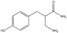 3-amino-2-[(4-hydroxyphenyl)methyl]propanamide 结构式