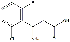 3-amino-3-(2-chloro-6-fluorophenyl)propanoic acid