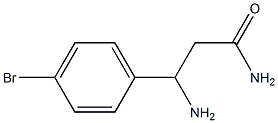 3-amino-3-(4-bromophenyl)propanamide,,结构式