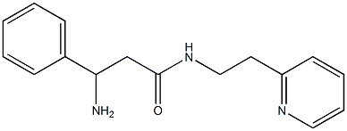 3-amino-3-phenyl-N-(2-pyridin-2-ylethyl)propanamide