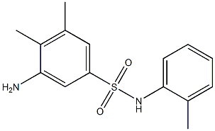 3-amino-4,5-dimethyl-N-(2-methylphenyl)benzene-1-sulfonamide