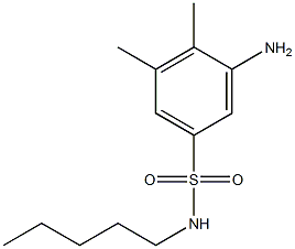 3-amino-4,5-dimethyl-N-pentylbenzene-1-sulfonamide