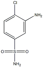 3-amino-4-chlorobenzene-1-sulfonamide Structure