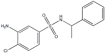 3-amino-4-chloro-N-(1-phenylethyl)benzene-1-sulfonamide