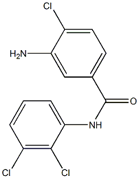 3-amino-4-chloro-N-(2,3-dichlorophenyl)benzamide Struktur