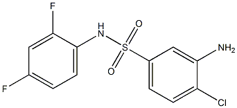  3-amino-4-chloro-N-(2,4-difluorophenyl)benzene-1-sulfonamide