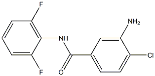 3-amino-4-chloro-N-(2,6-difluorophenyl)benzamide Structure