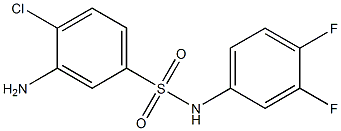3-amino-4-chloro-N-(3,4-difluorophenyl)benzene-1-sulfonamide|