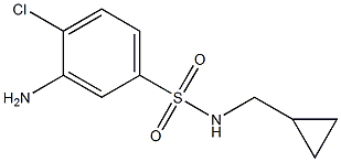 3-amino-4-chloro-N-(cyclopropylmethyl)benzene-1-sulfonamide