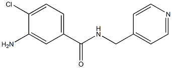  3-amino-4-chloro-N-(pyridin-4-ylmethyl)benzamide