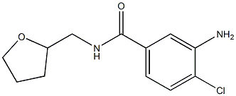 3-amino-4-chloro-N-(tetrahydrofuran-2-ylmethyl)benzamide Structure