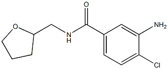 3-amino-4-chloro-N-(tetrahydrofuran-2-ylmethyl)benzamide 化学構造式