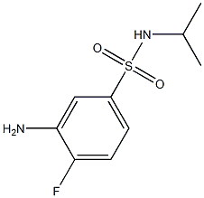 3-amino-4-fluoro-N-(propan-2-yl)benzene-1-sulfonamide