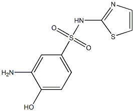 3-amino-4-hydroxy-N-(1,3-thiazol-2-yl)benzene-1-sulfonamide