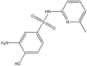 3-amino-4-hydroxy-N-(6-methylpyridin-2-yl)benzene-1-sulfonamide