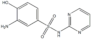 3-amino-4-hydroxy-N-(pyrimidin-2-yl)benzene-1-sulfonamide Structure
