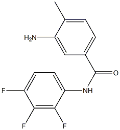 3-amino-4-methyl-N-(2,3,4-trifluorophenyl)benzamide 结构式
