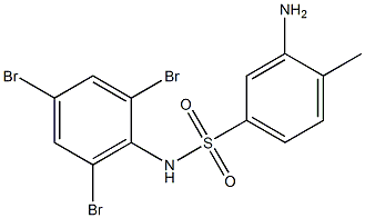 3-amino-4-methyl-N-(2,4,6-tribromophenyl)benzene-1-sulfonamide|