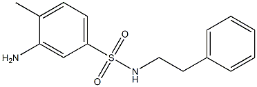 3-amino-4-methyl-N-(2-phenylethyl)benzene-1-sulfonamide