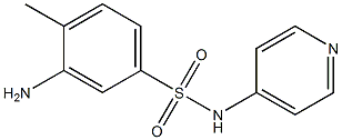 3-amino-4-methyl-N-(pyridin-4-yl)benzene-1-sulfonamide Struktur