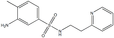  3-amino-4-methyl-N-[2-(pyridin-2-yl)ethyl]benzene-1-sulfonamide