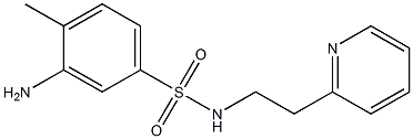 3-amino-4-methyl-N-[2-(pyridin-2-yl)ethyl]benzene-1-sulfonamide