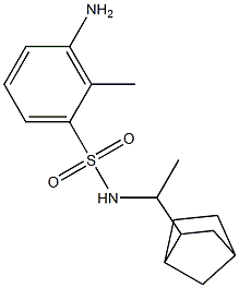 3-amino-N-(1-{bicyclo[2.2.1]heptan-2-yl}ethyl)-2-methylbenzene-1-sulfonamide