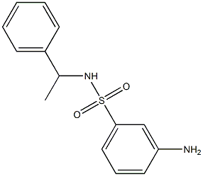  3-amino-N-(1-phenylethyl)benzenesulfonamide