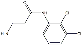 3-amino-N-(2,3-dichlorophenyl)propanamide Struktur