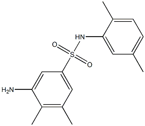 3-amino-N-(2,5-dimethylphenyl)-4,5-dimethylbenzene-1-sulfonamide Structure