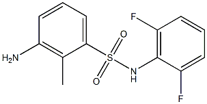3-amino-N-(2,6-difluorophenyl)-2-methylbenzene-1-sulfonamide