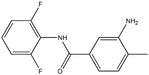 3-amino-N-(2,6-difluorophenyl)-4-methylbenzamide Struktur