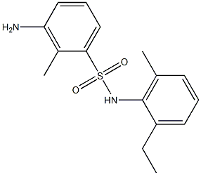  3-amino-N-(2-ethyl-6-methylphenyl)-2-methylbenzene-1-sulfonamide