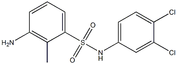 3-amino-N-(3,4-dichlorophenyl)-2-methylbenzene-1-sulfonamide Structure