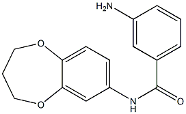 3-amino-N-(3,4-dihydro-2H-1,5-benzodioxepin-7-yl)benzamide Structure