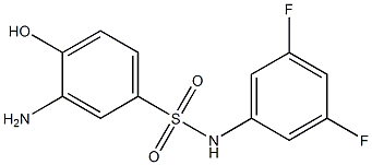 3-amino-N-(3,5-difluorophenyl)-4-hydroxybenzene-1-sulfonamide