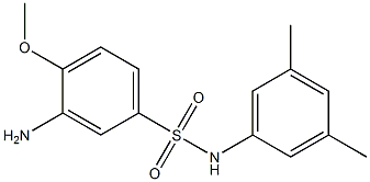 3-amino-N-(3,5-dimethylphenyl)-4-methoxybenzene-1-sulfonamide