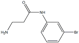 3-amino-N-(3-bromophenyl)propanamide,,结构式