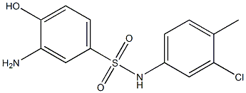 3-amino-N-(3-chloro-4-methylphenyl)-4-hydroxybenzene-1-sulfonamide