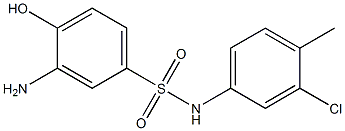 3-amino-N-(3-chloro-4-methylphenyl)-4-hydroxybenzene-1-sulfonamide|