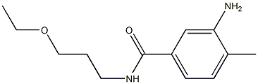 3-amino-N-(3-ethoxypropyl)-4-methylbenzamide Structure