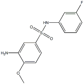 3-amino-N-(3-fluorophenyl)-4-methoxybenzene-1-sulfonamide