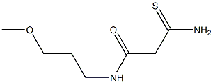 3-amino-N-(3-methoxypropyl)-3-thioxopropanamide Structure