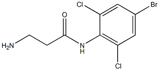 3-amino-N-(4-bromo-2,6-dichlorophenyl)propanamide|