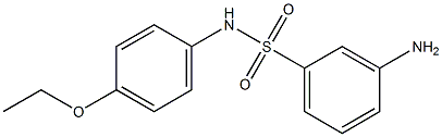 3-amino-N-(4-ethoxyphenyl)benzene-1-sulfonamide