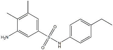  3-amino-N-(4-ethylphenyl)-4,5-dimethylbenzene-1-sulfonamide